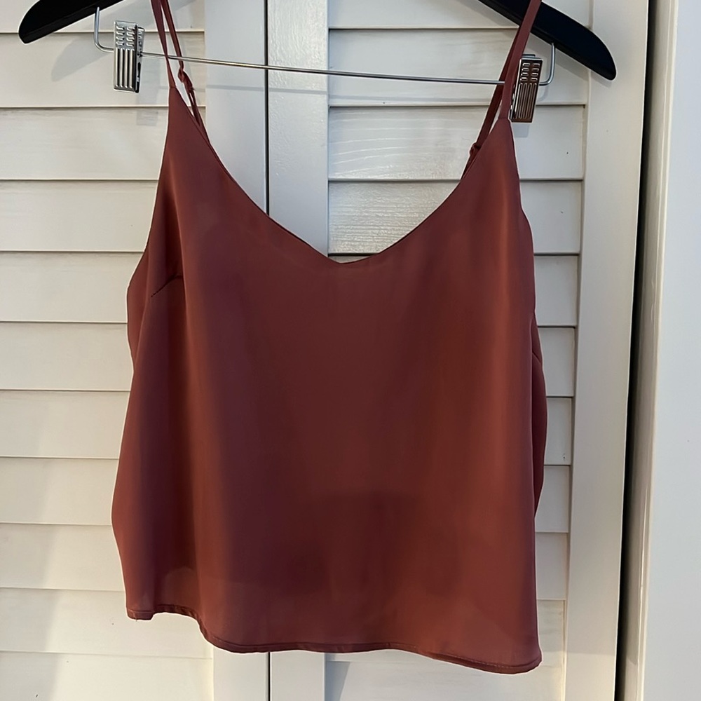 NWT OKAKIE pink tank top